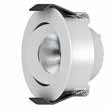 LED recessed spotlight swivelling