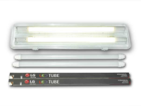 LED Wannenleuchte 60cm 2-flammig IP55 in gallery