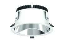 220 mm LED Deckenstrahler Silber DALI dimmbar Lochmaß 