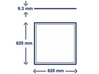 LED-Panel light 62x62  white 3600 Lumen CRI>90 3