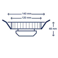 LED Downlight 140mm weiß 1 gallery 6_2nd