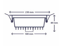 LED Einbaustrahler IP44 230mm Du gallery 9_2nd