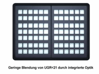 120W Hallenstrahler mit geringer Blendung  UGR<19 CREE LE