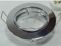 2 pieces GU10 spotlights chrome 80mm cut gallery