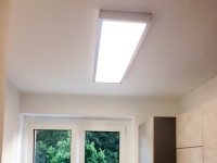 LED PANEL Deckenleuchte 120x30 cm silber gallery