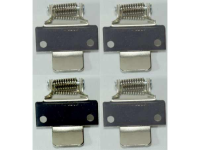 Set of 4 mounting brackets for LED panels in plasterboard...