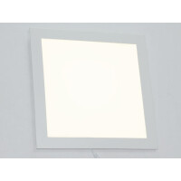 Large flat 30x30cm LED Downlight 3000k 285mm cut out size 2