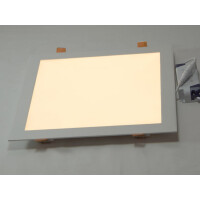 Large flat 30x30cm LED Downlight 3000k 285mm cut out size 3