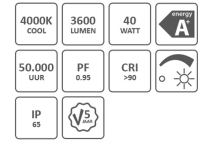 LED Panel IP65 62x62cm 4000K CRI gallery 13_2nd