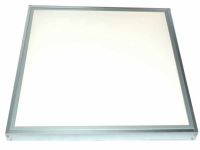 Flaches LED Deckenpanel 62x62cm weißer Rahmen TÜV
