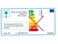 150W dimmable LED Highbay fixture 5000K ENEC certified 5