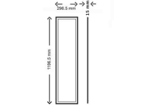 LED Panel 120x30cm IP65 4000K CRI90 Samsung® LEDs 3