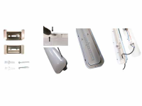 Feuchraumleuchte LED 600mm IP65 2000 Lumen IK10 4000K Neutra