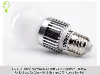 10x E27 LED-Lampe- warmweiß-4.8 Wa gallery