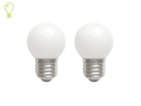 2 pieces E27 LED-3watts- 350lumens- warm white-100 lm/w-repl