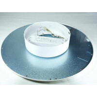 Round LED panel with bright 2500 lumens luminous flux. LED p