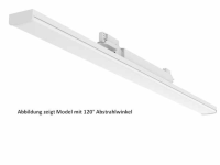 Narrow bright LED luminaire track system office CRI92 115x6 