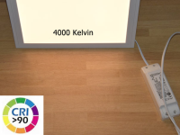 LED Panel dimmable 120 x 30 CRI90 colour change 3000K-6000K 