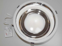 LED Deckeneinbauleuchte Silber 273mm Lichtfarbe einstellbar 