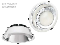 320mm LED Einbaustrahler Silber Dali dim productbox