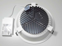 320mm LED Einbaustrahler Silber Dali dimmbar Ausschnitt 290-