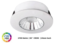 Technical data 68mm LED ceiling spotlight 22mm high 60mm cut