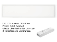 Die LED DALI Lampe 120x30cm im viel verk gallery