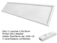 LED DALI lamp 120x30cm 4400 lumen Philips power supply diffe