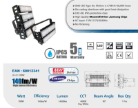 100W adjustable industrial luminaire and object spotlight 40