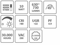 Inexpensive luminaires Track system dimmable Adjustable ligh