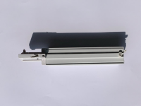 LED lamp rail system tiltable for bright shelf illumination 