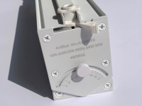 LED lamp rail system tiltable for bright shelf illumination 