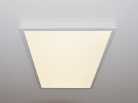 Large ceiling light LED 120x60 flat white frame different li