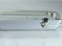 120cm LED diffuser lamp IP65 2-flame metal clips T8 empty ho