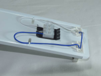 LED Feuchtraumleuchte 60cm IP65 Metallclipse 1-flammig oder 