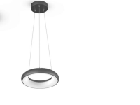 30cm LED Deckenleuchte schwarz 1800 Lumen 25W verschiedene L