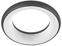 30cm LED Deckenleuchte schwarz 1800 Lumen 25W verschiedene L