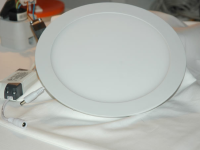 LED Einbauleuchte LED-Rundpanel 225mm x 20mm 210mm Lochma&sz