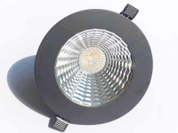 LED Einbaustrahler Schwarz mit 190mm Aus gallery