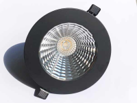 143mm LED Einbauleuchte Schwarz dimmbar  gallery