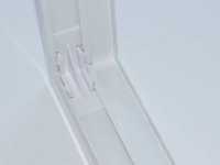 The power supply of the 30x30cm LED panel is simply placed o