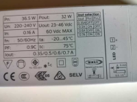 36W DALI 2 power supply Philips Xitanium adjustable 350mA to