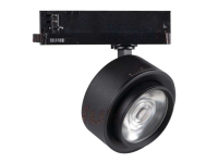 LED track spotlight black 4000K neutral whitein modern...