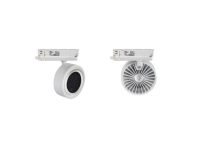 Led spotlight 3 phase track white warm white beam angle adju