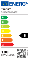 LED Hallenstrahler 100W LED 15.000 LM  Philips Netzteil ENEC