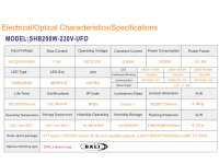 LED Hallenleuchten 200W mit Reflektor 30.000 Lumen Philips N
