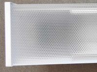 120cm LED linear luminaire with replaceable T8 LED tube, gla