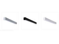 120cm LED Langfeldleuchte Schwarz 4000K Neutralweiß mi