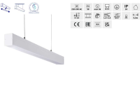 The advantage of the LED pendant luminaire office is that cu