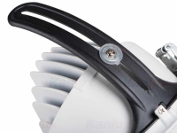 190mm recessed spotlight swivelling white 3300 lumen CRI90+ 